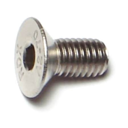 M5-0.80 Socket Head Cap Screw, Plain Stainless Steel, 10 Mm Length, 15 PK